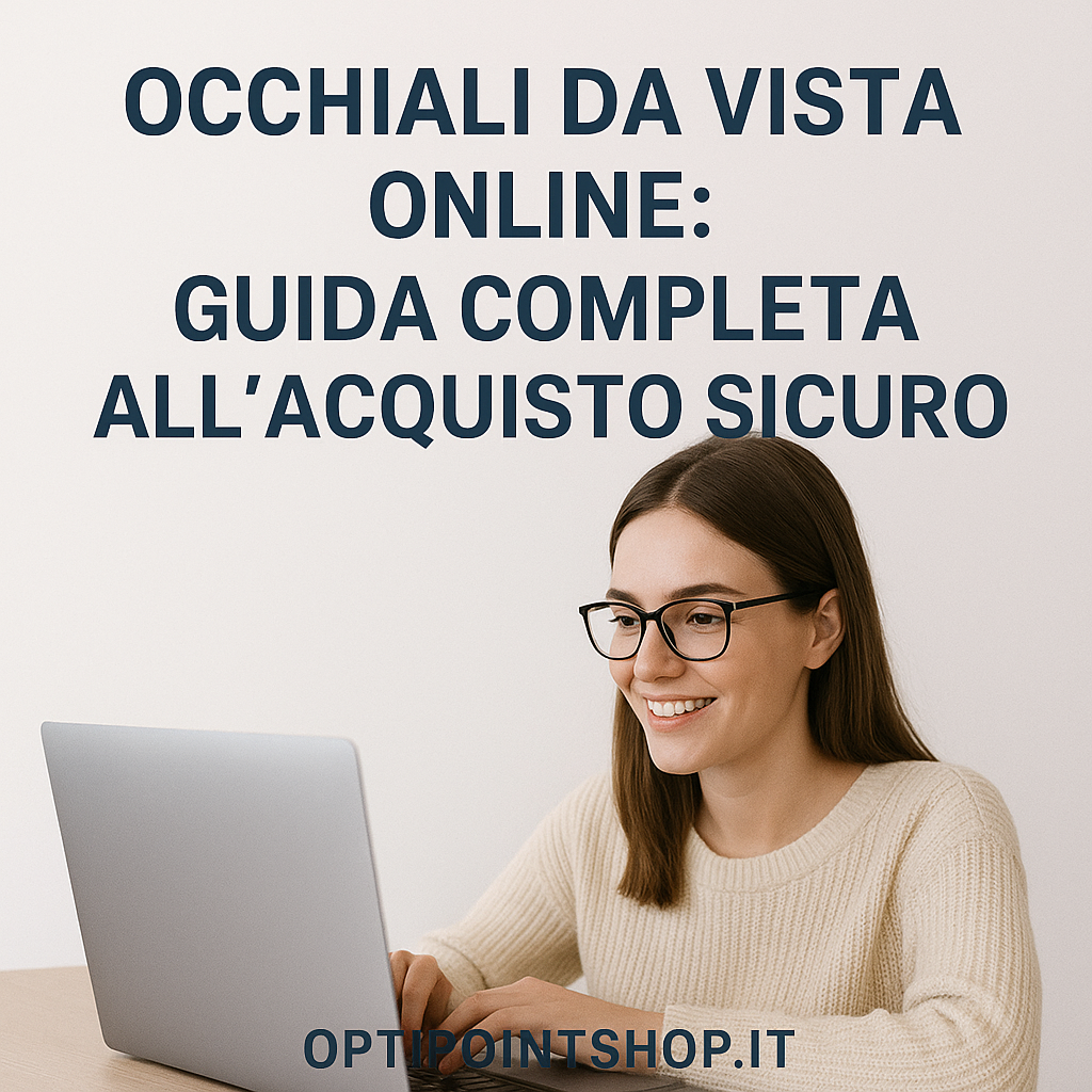 Occhiali da vista online: guida completa all’acquisto sicuro - Optipoint - Lux S.r.l.
