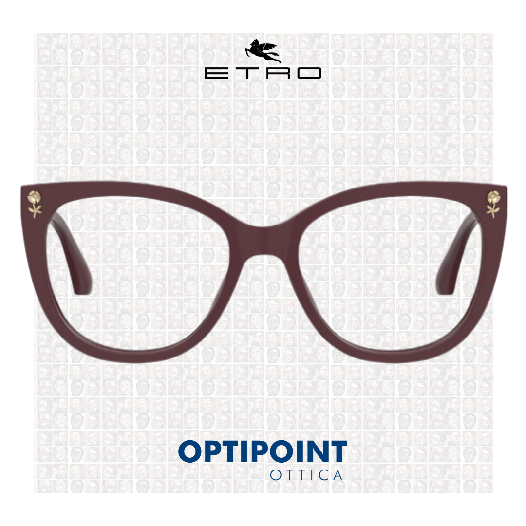 ETRO 0094 LHF BORDEAUX OCCHIALI DA VISTA - Optipoint - Lux S.r.l.