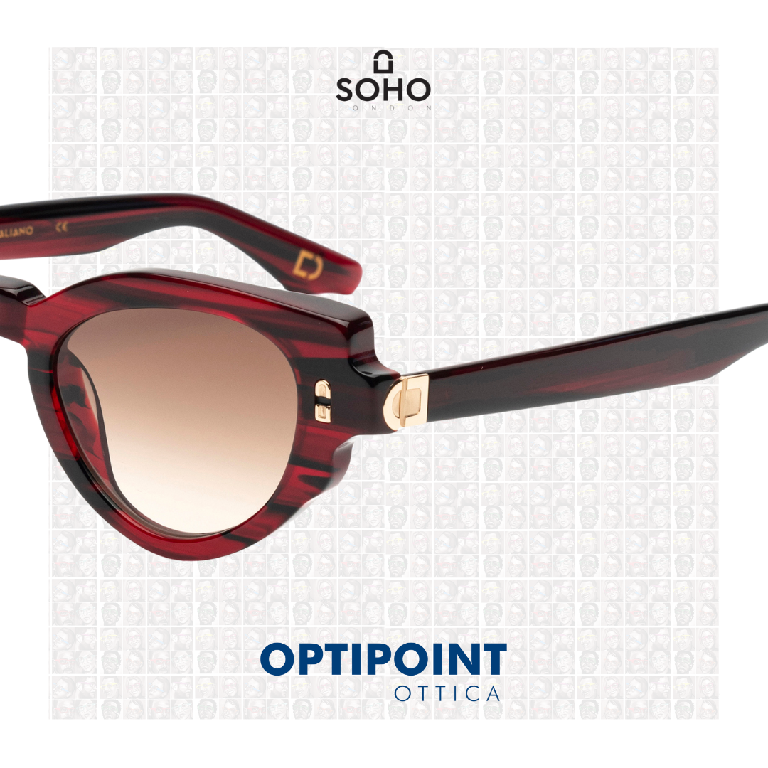 SOHO DERBY ROSSO STRIATO OCCHIALI DA SOLE - Optipoint - Lux S.r.l.