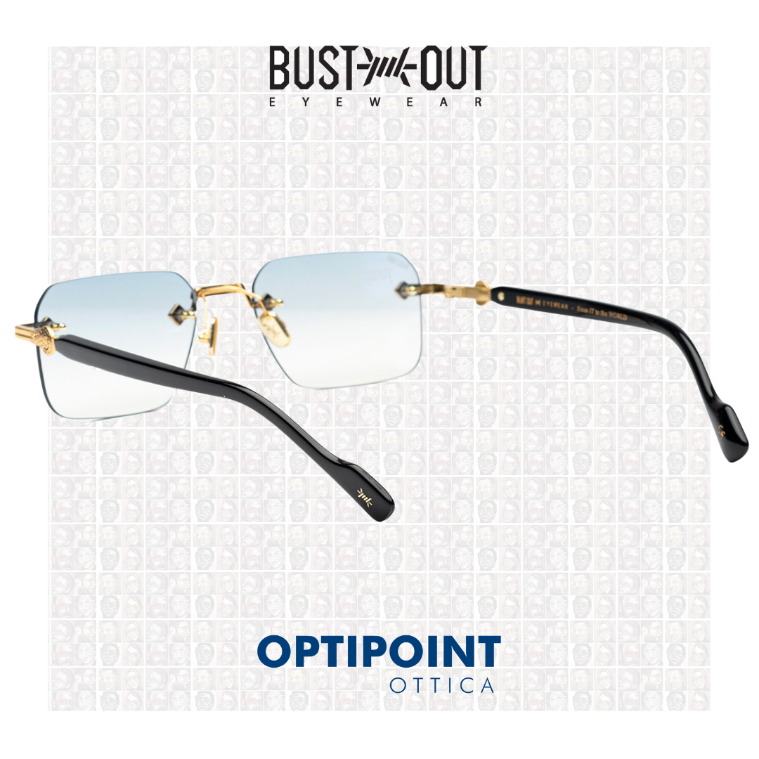 BUST OUT MAMBA ORO NERO OCCHIALI DA SOLE - Optipoint - Lux S.r.l.