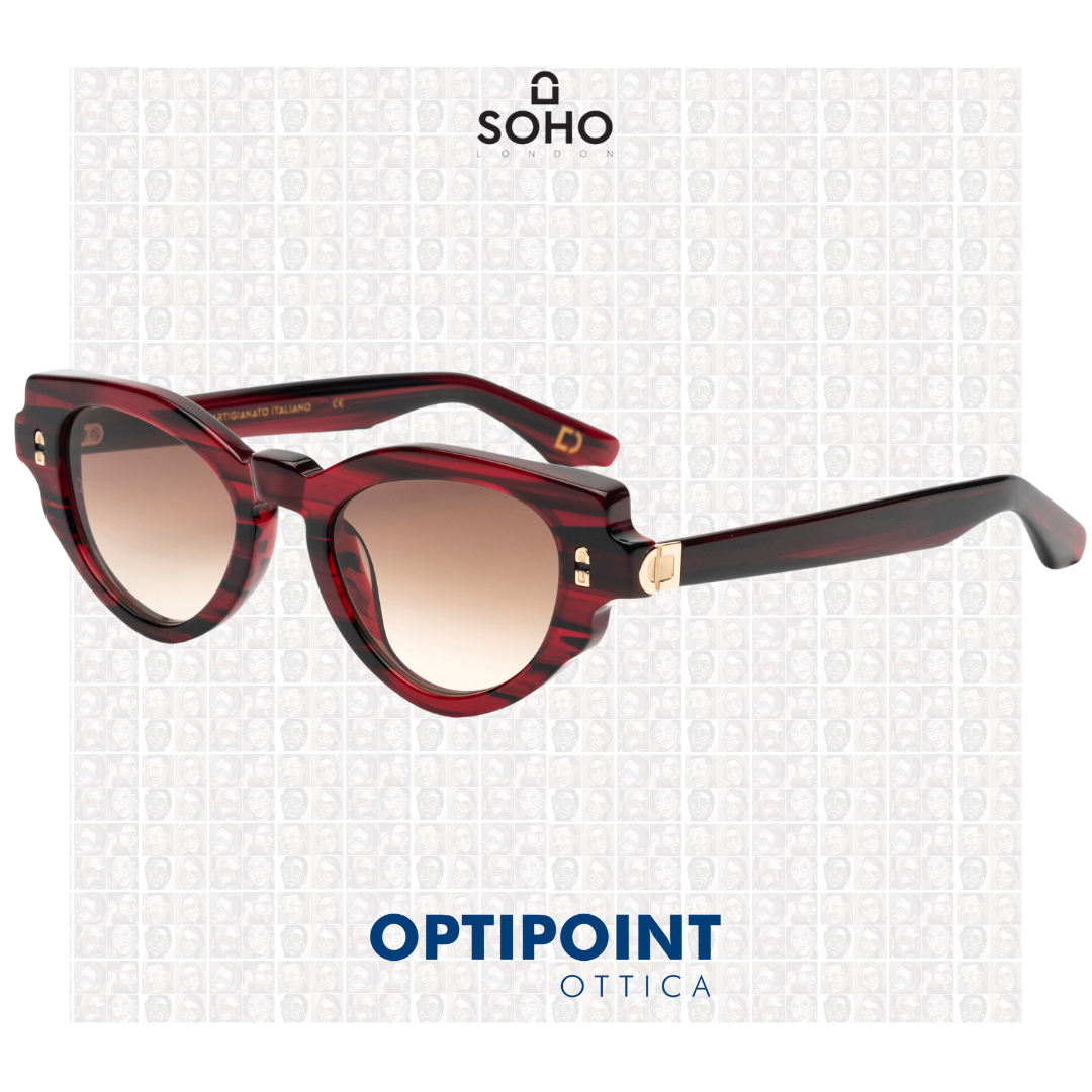 SOHO DERBY ROSSO STRIATO OCCHIALI DA SOLE - Optipoint - Lux S.r.l.