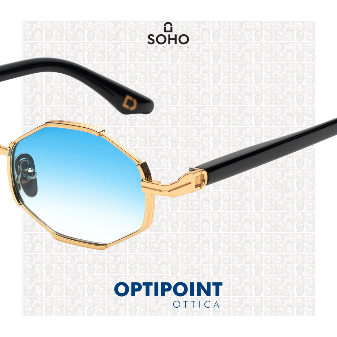 SOHO WALLACE ORO NERO OCCHIALI DA SOLE - Optipoint - Lux S.r.l.