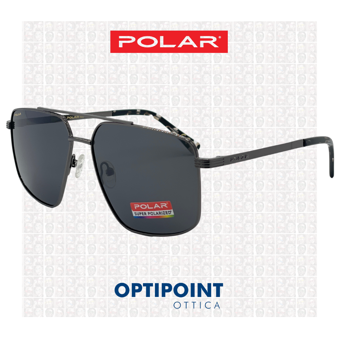 🎁 POLAR 300 GOLD NERO OCCHIALI DA SOLE (100% off)