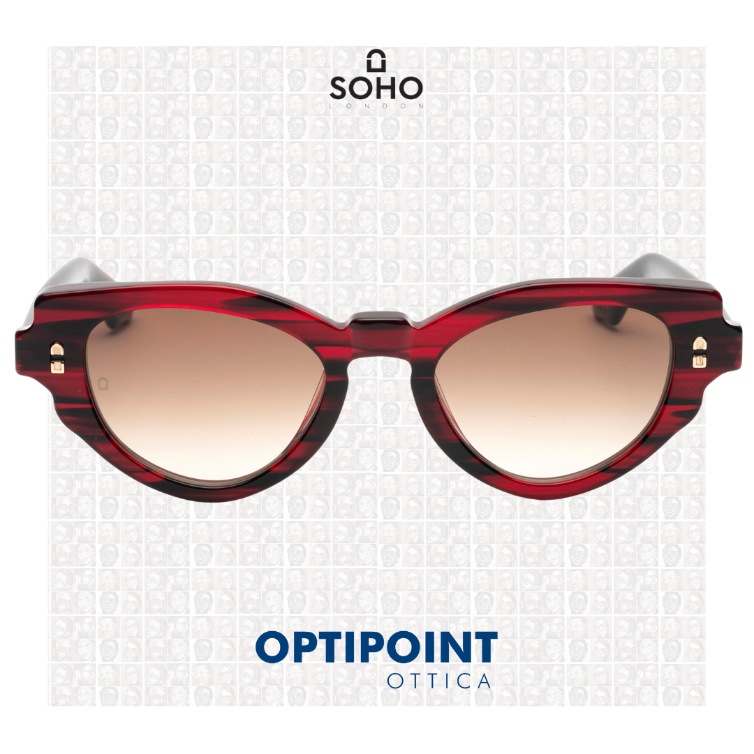 SOHO DERBY ROSSO STRIATO OCCHIALI DA SOLE - Optipoint - Lux S.r.l.