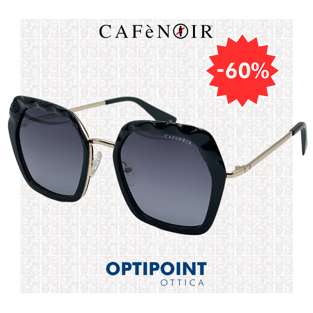 CAFèNOIR CNS317 01 ARGENTO NERO OCCHIALI DA SOLE - Optipoint - Lux S.r.l.