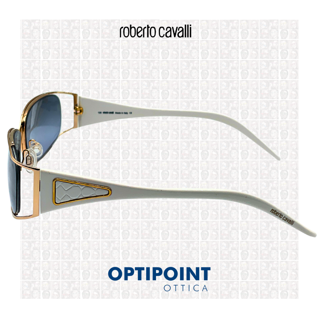 ROBERTO CAVALLI PIOMBO ORO E BIANCO OCCHIALI DA SOLE VINTAGE - Optipoint - Lux S.r.l.