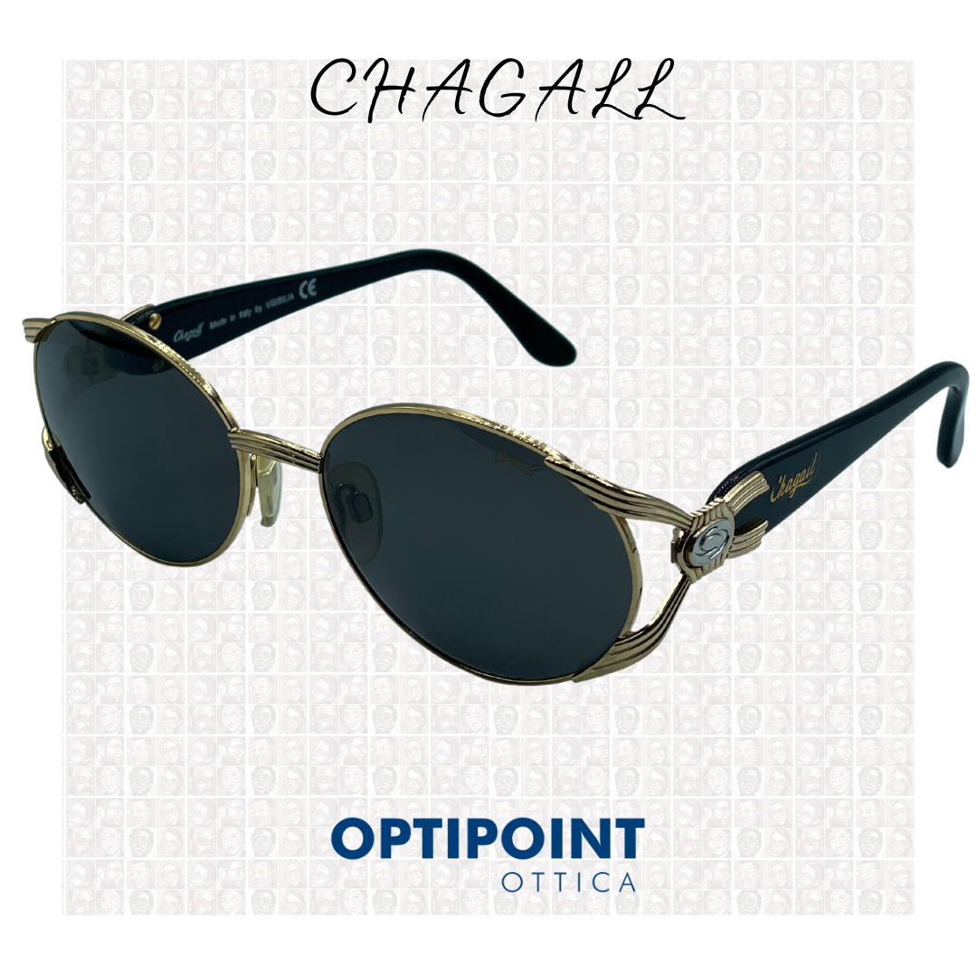 CHAGALL LL2555 ORO NERO OCCHIALI DA SOLE VINTAGE - Optipoint - Lux S.r.l.