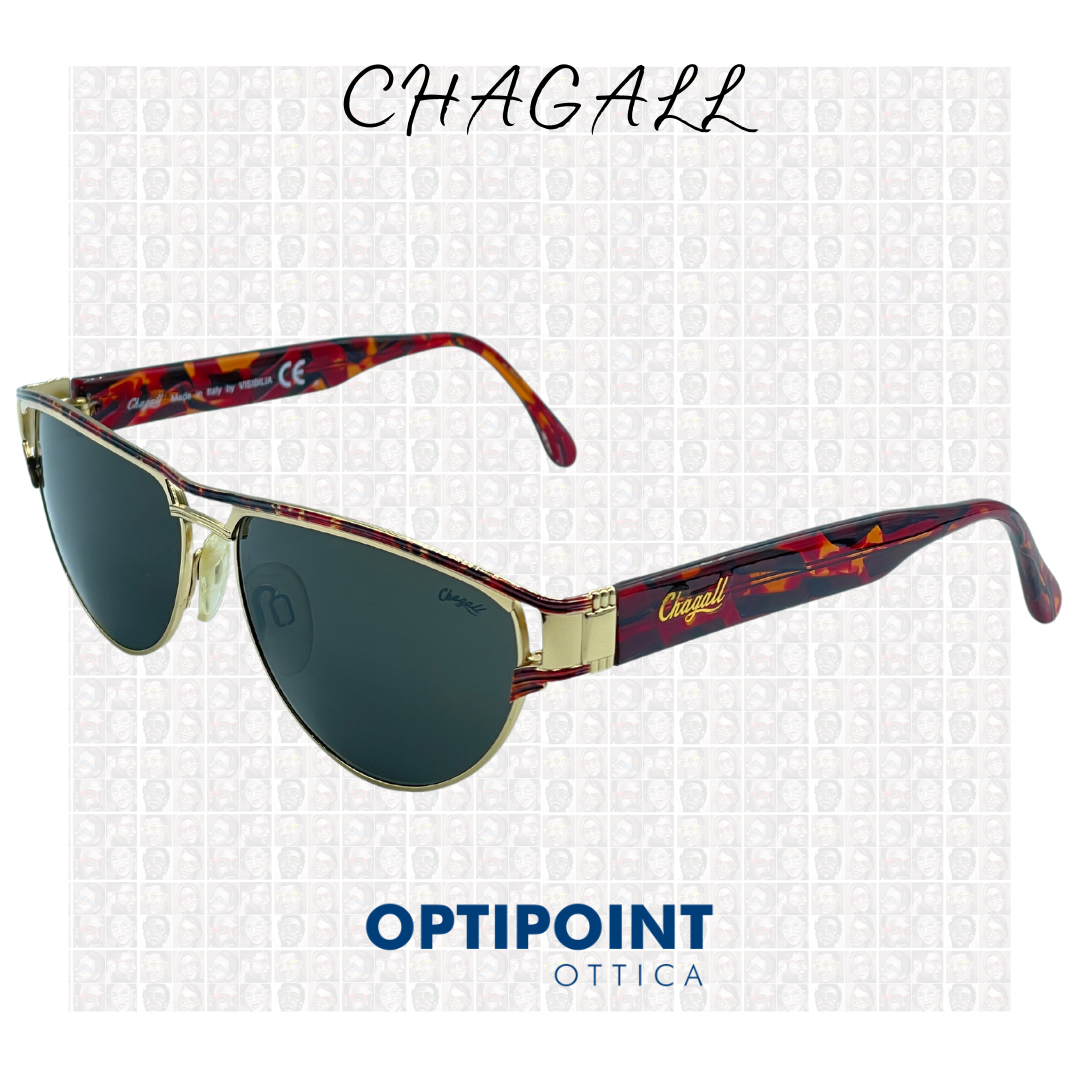 CHAGALL LL2523 ORO AVANA SCURO OCCHIALI DA SOLE VINTAGE - Optipoint - Lux S.r.l.