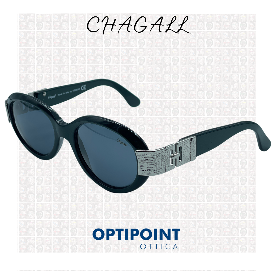 CHAGALL LL45023 ARGENTO NERO OCCHIALI DA SOLE VINTAGE - Optipoint - Lux S.r.l.