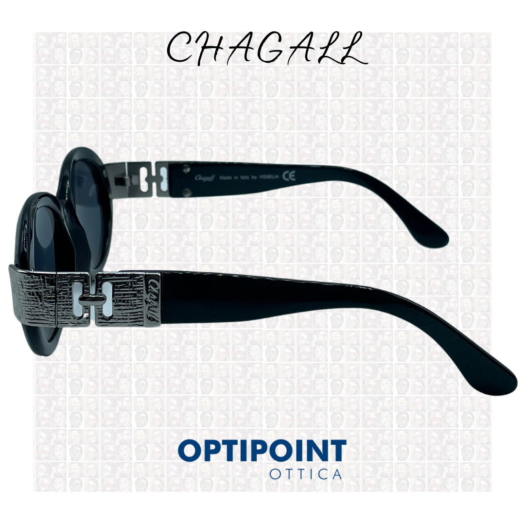 CHAGALL LL45023 ARGENTO NERO OCCHIALI DA SOLE VINTAGE - Optipoint - Lux S.r.l.