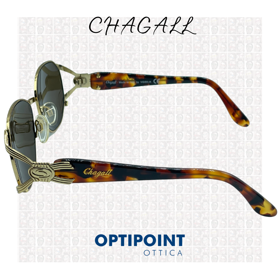 CHAGALL LL2554 ORO AVANA SCURO OCCHIALI DA SOLE VINTAGE - Optipoint - Lux S.r.l.