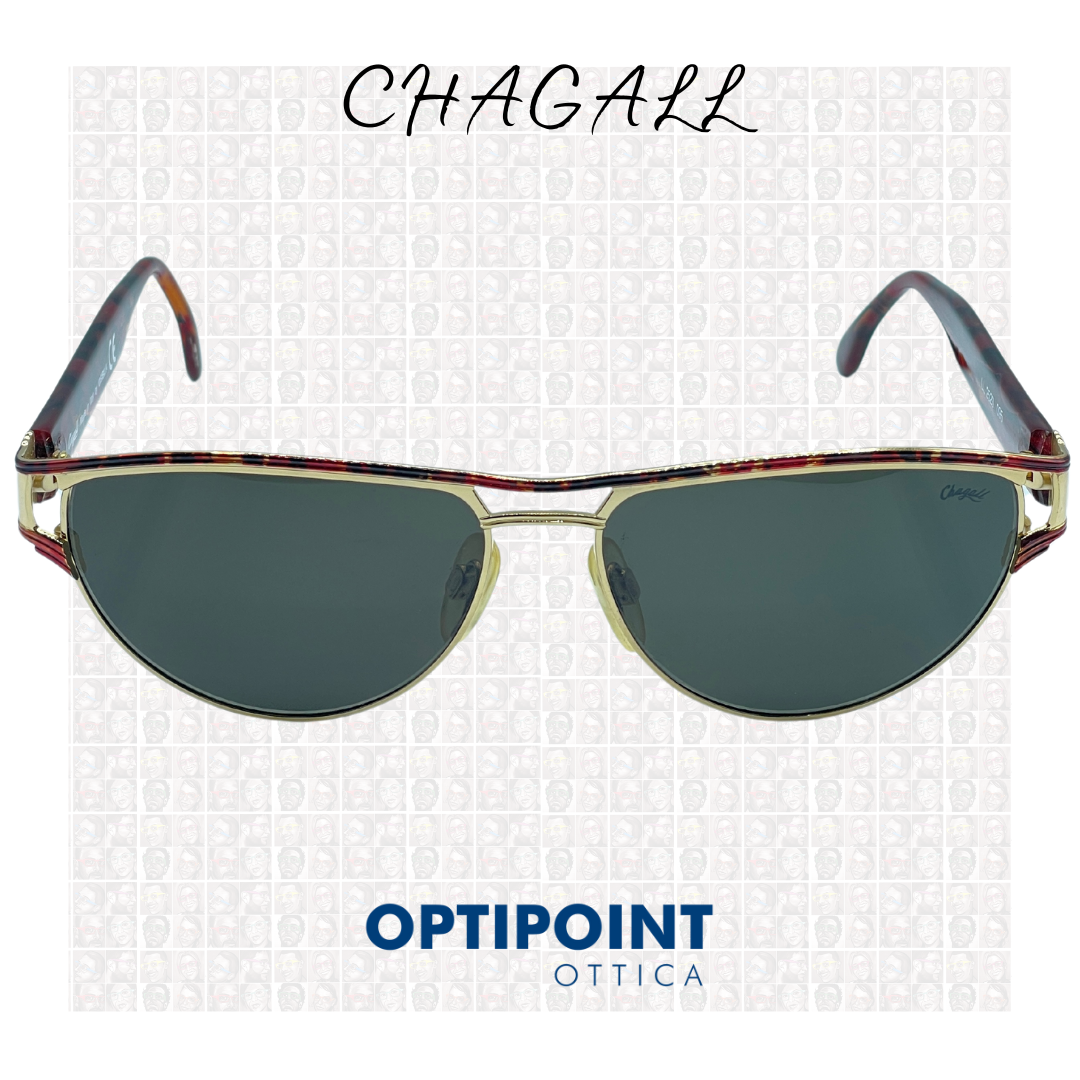 CHAGALL LL2523 ORO AVANA SCURO OCCHIALI DA SOLE VINTAGE - Optipoint - Lux S.r.l.