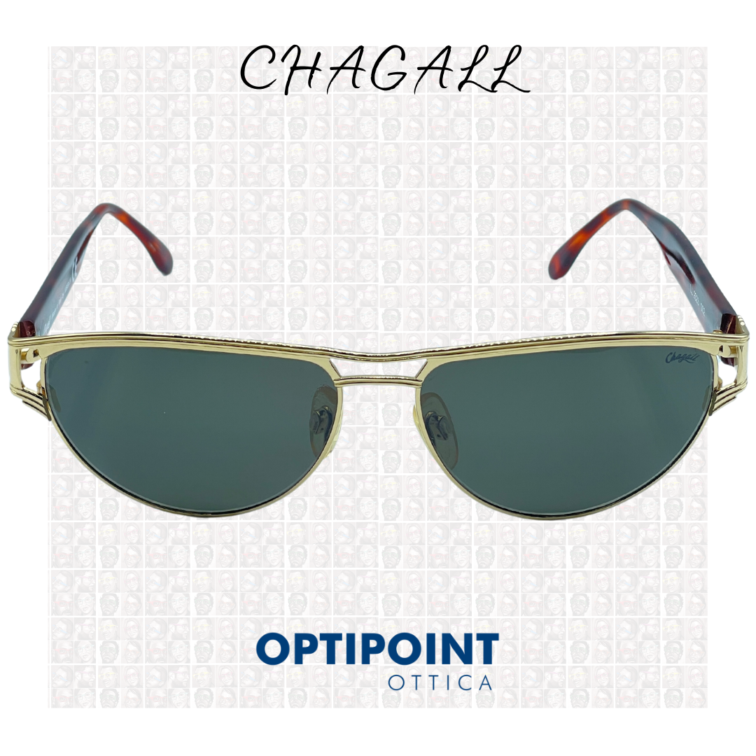 CHAGALL LL2523 ORO AVANA SCURO OCCHIALI DA SOLE VINTAGE - Optipoint - Lux S.r.l.