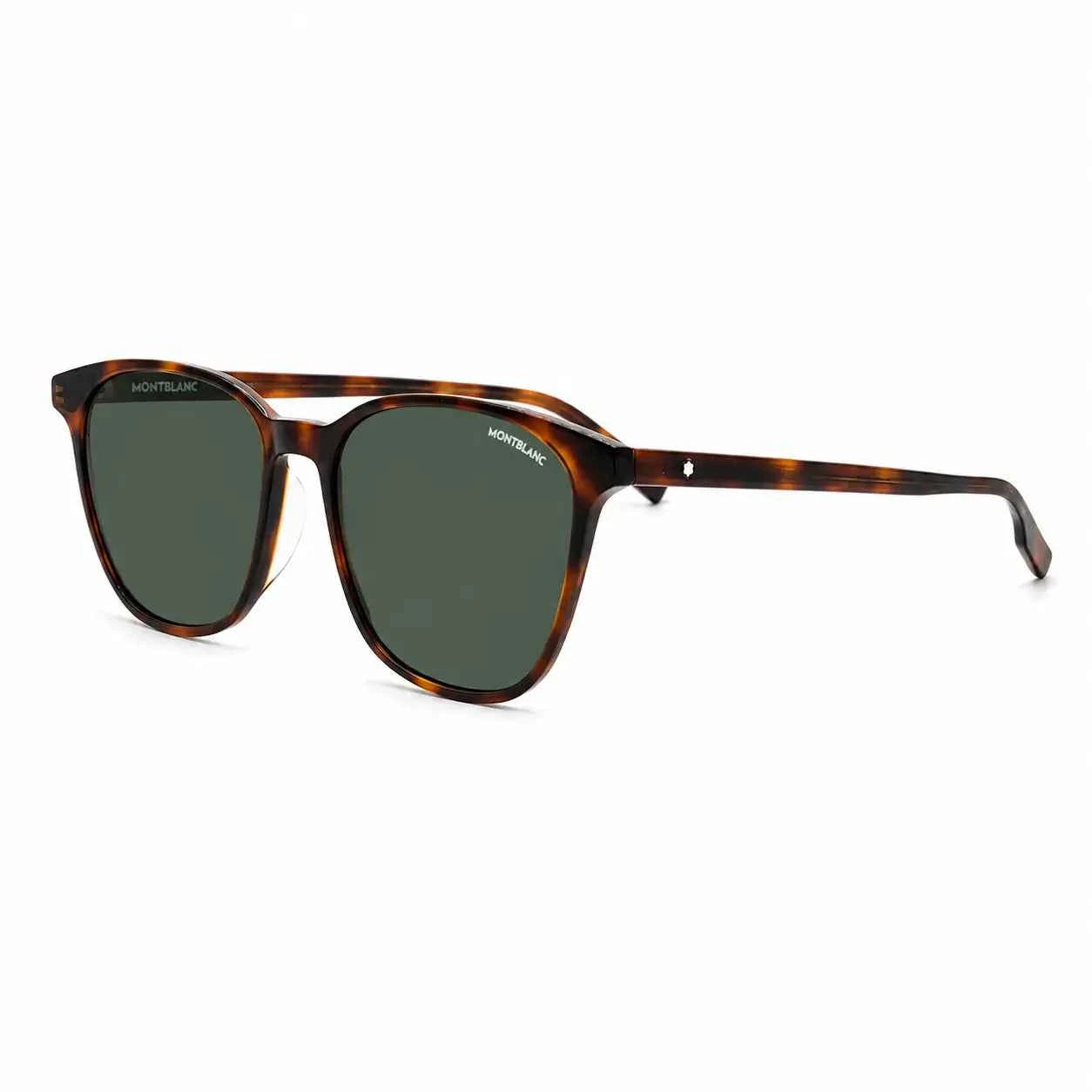 MONTBLANC MB0151SA HAVANA 003 OCCHIALI DA SOLE