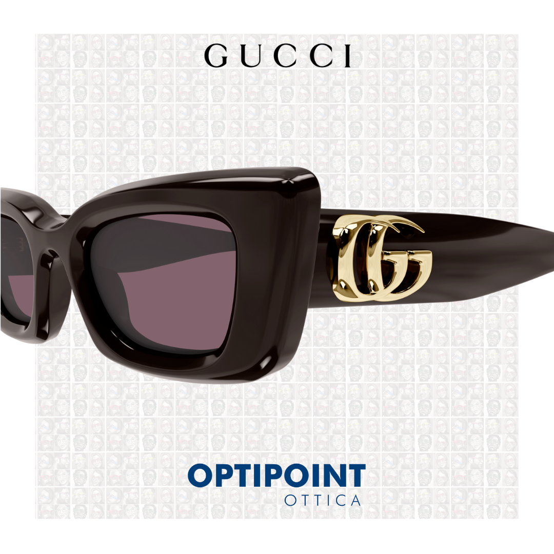 GUCCI GG1827S 004 MARRONE OCCHIALI DA SOLE - Optipoint - Lux S.r.l.