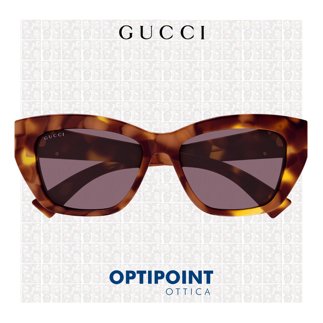 GUCCI GG1844S 003 HAVANA CHIARO OCCHIALI DA SOLE - Optipoint - Lux S.r.l.