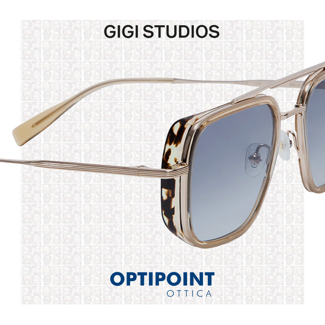 GIGI STUDIOS SIFNOS BEIGE DORATO OCCHIALI DA SOLE - Optipoint - Lux S.r.l.
