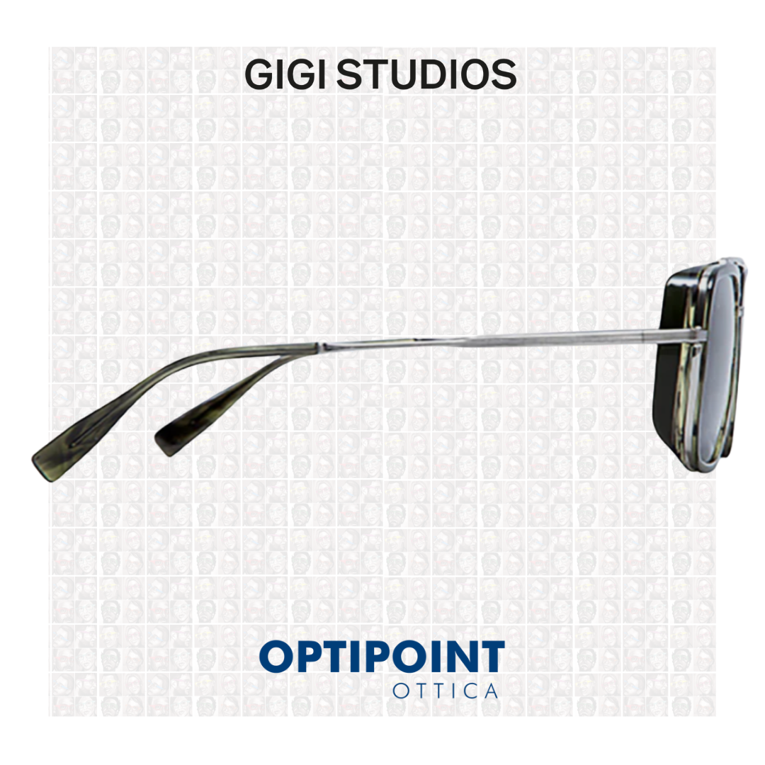 GIGI STUDIOS SIFNOS ARGENTO VERDE OCCHIALI DA SOLE - Optipoint - Lux S.r.l.