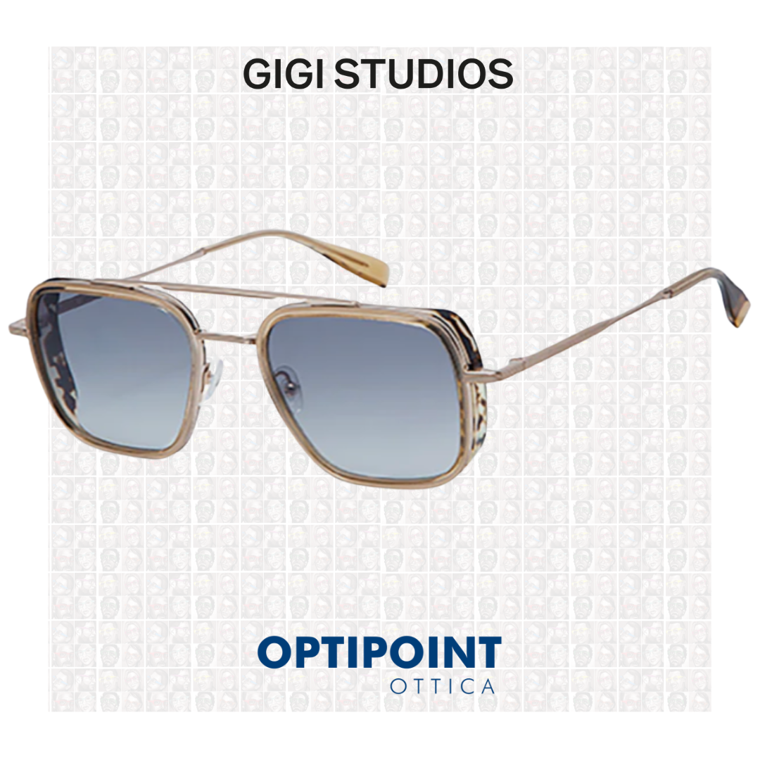 GIGI STUDIOS SIFNOS BEIGE DORATO OCCHIALI DA SOLE - Optipoint - Lux S.r.l.