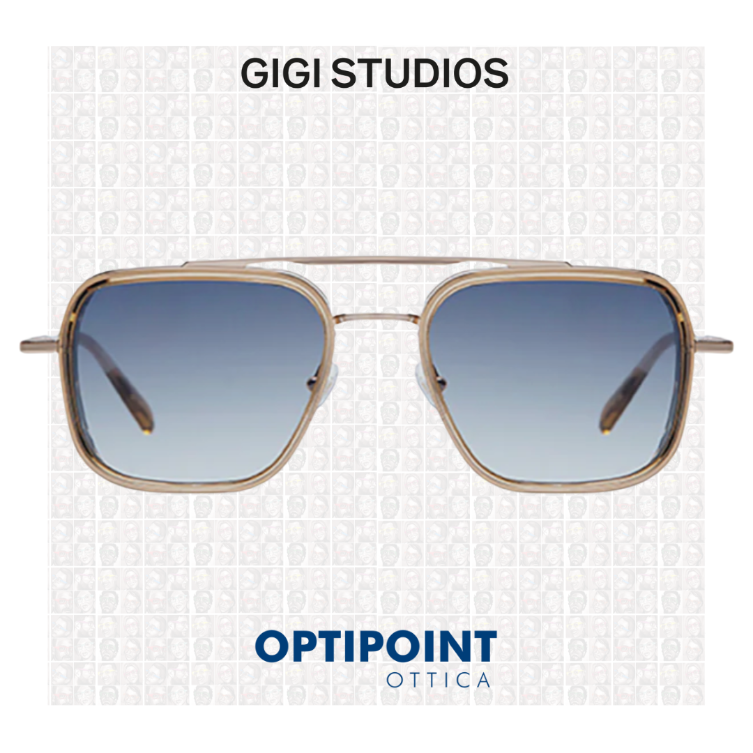 GIGI STUDIOS SIFNOS BEIGE DORATO OCCHIALI DA SOLE - Optipoint - Lux S.r.l.