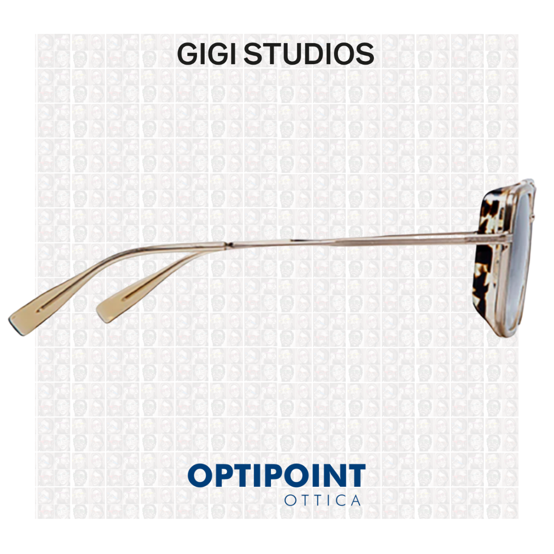 GIGI STUDIOS SIFNOS BEIGE DORATO OCCHIALI DA SOLE - Optipoint - Lux S.r.l.