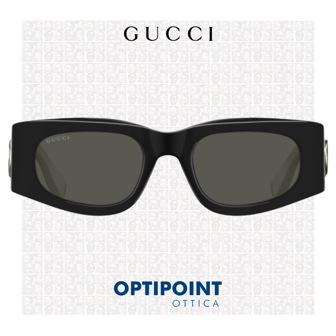 GUCCI GG1664S 001 NERO AVORIO OCCHIALI DA SOLE - Optipoint - Lux S.r.l.