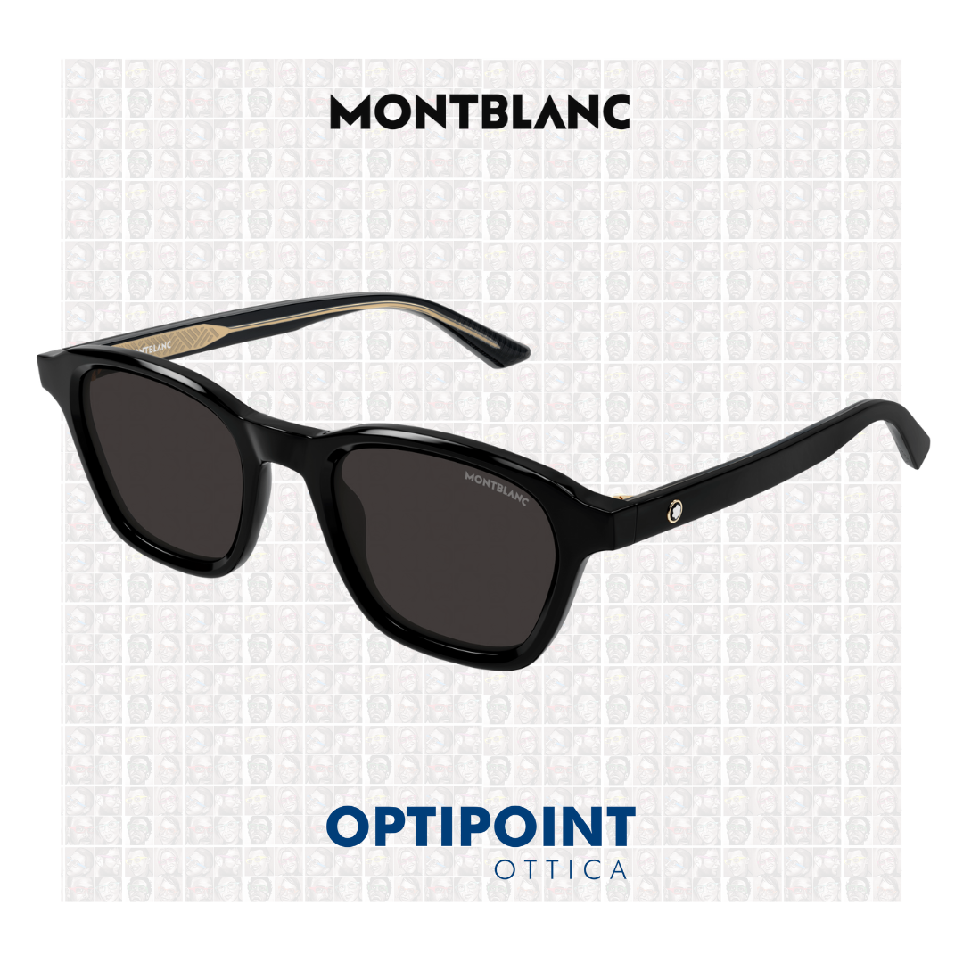 MONTBLANC MB0384S 001 NERO OCCHIALI DA SOLE - Optipoint - Lux S.r.l.