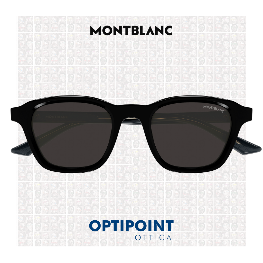 MONTBLANC MB0384S 001 NERO OCCHIALI DA SOLE - Optipoint - Lux S.r.l.