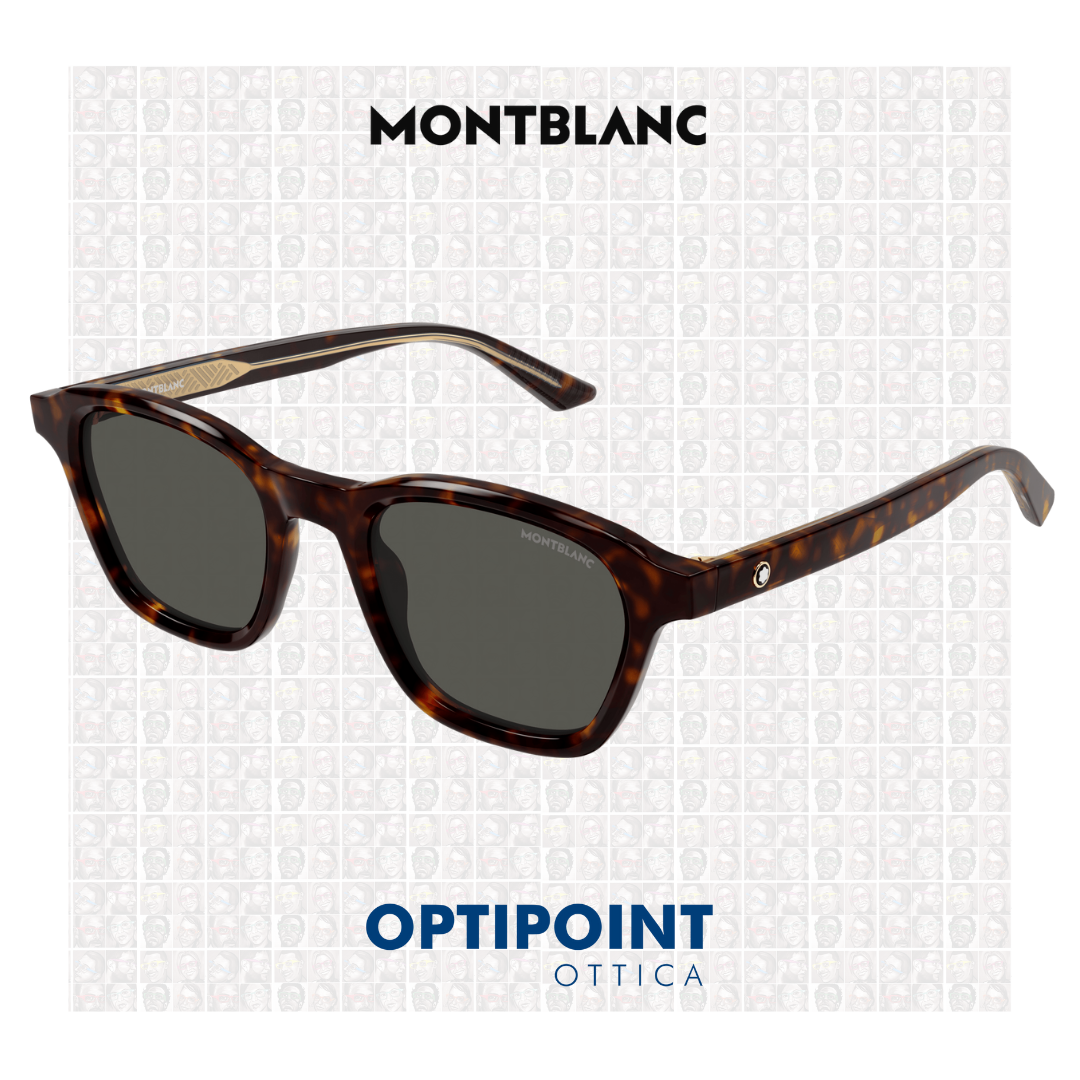 MONTBLANC MB0384S 002 HAVANA OCCHIALI DA SOLE - Optipoint - Lux S.r.l.