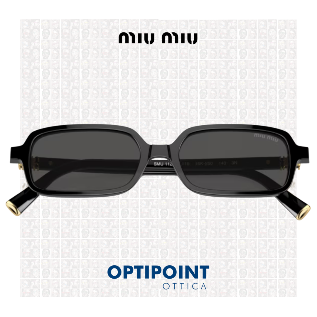 MIUMIU 11ZS 16K5S0 NERO OCCHIALI DA SOLE - Optipoint - Lux S.r.l.