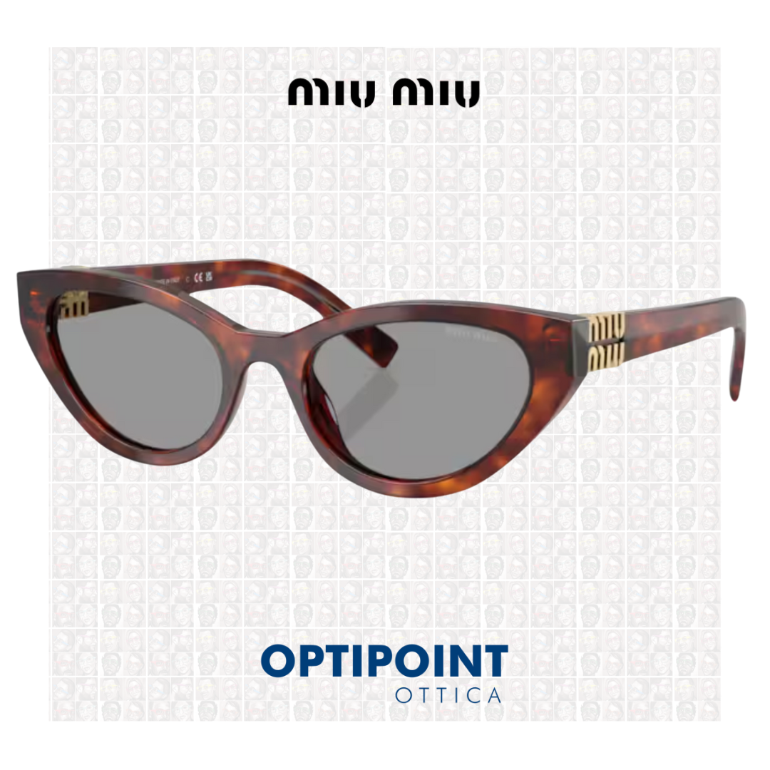 MIUMIU A04S 21C40O HAVANA MAHOGANY OCCHIALI DA SOLE - Optipoint - Lux S.r.l.