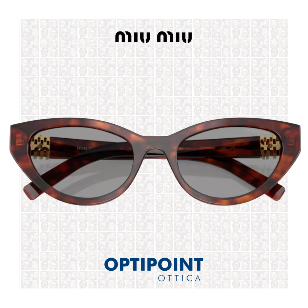MIUMIU A04S 21C40O HAVANA MAHOGANY OCCHIALI DA SOLE - Optipoint - Lux S.r.l.