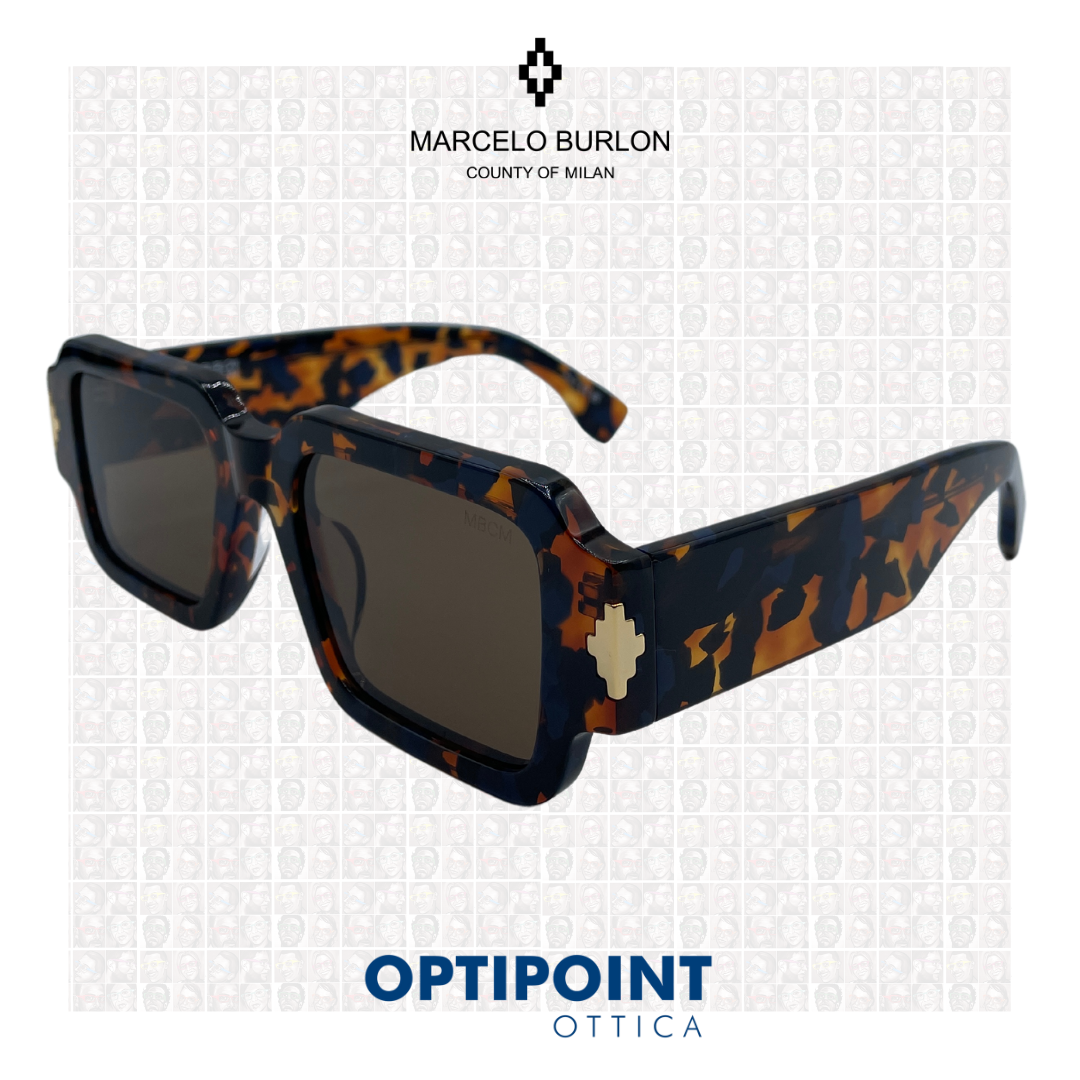 MARCELO BURLON MAITEN 6064 MARRONE/BLU OCCHIALI DA SOLE - Optipoint - Lux S.r.l.