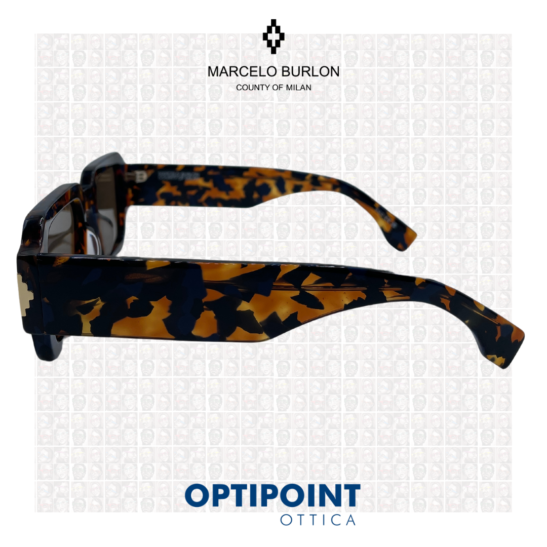 MARCELO BURLON MAITEN 6064 MARRONE/BLU OCCHIALI DA SOLE - Optipoint - Lux S.r.l.