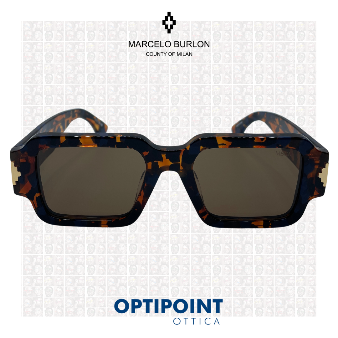 MARCELO BURLON MAITEN 6064 MARRONE/BLU OCCHIALI DA SOLE - Optipoint - Lux S.r.l.