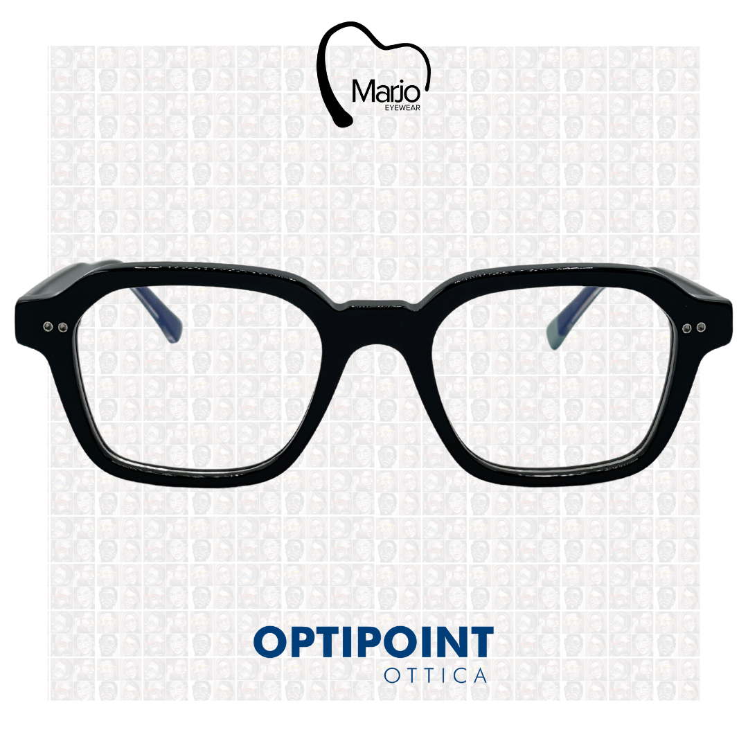 MARJO PERSEUS NERO LUCIDO OCCHIALI DA VISTA - Optipoint - Lux S.r.l.
