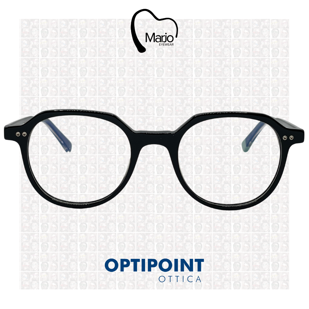 MARJO EROS NERO LUCIDO OCCHIALI DA VISTA - Optipoint - Lux S.r.l.