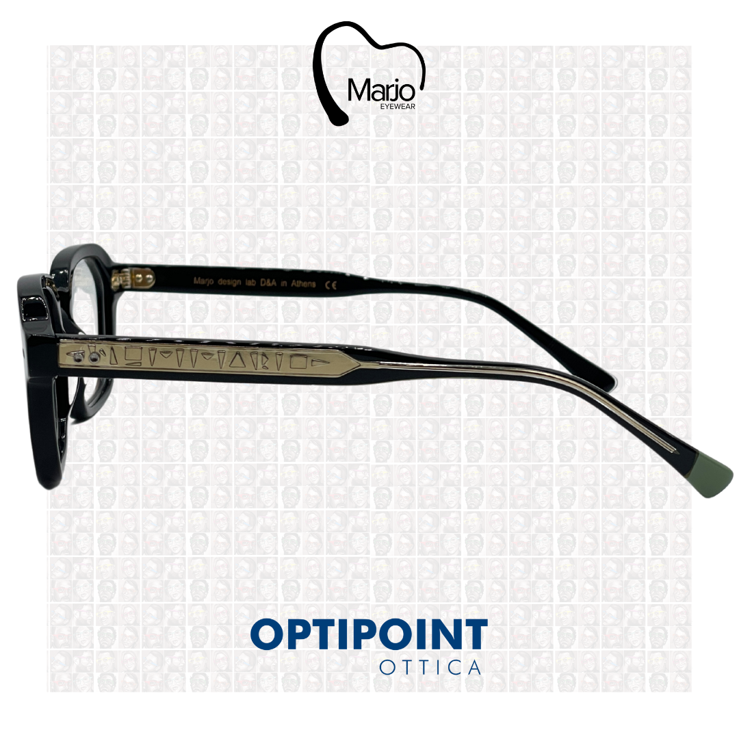 MARJO PERSEUS NERO LUCIDO OCCHIALI DA VISTA - Optipoint - Lux S.r.l.