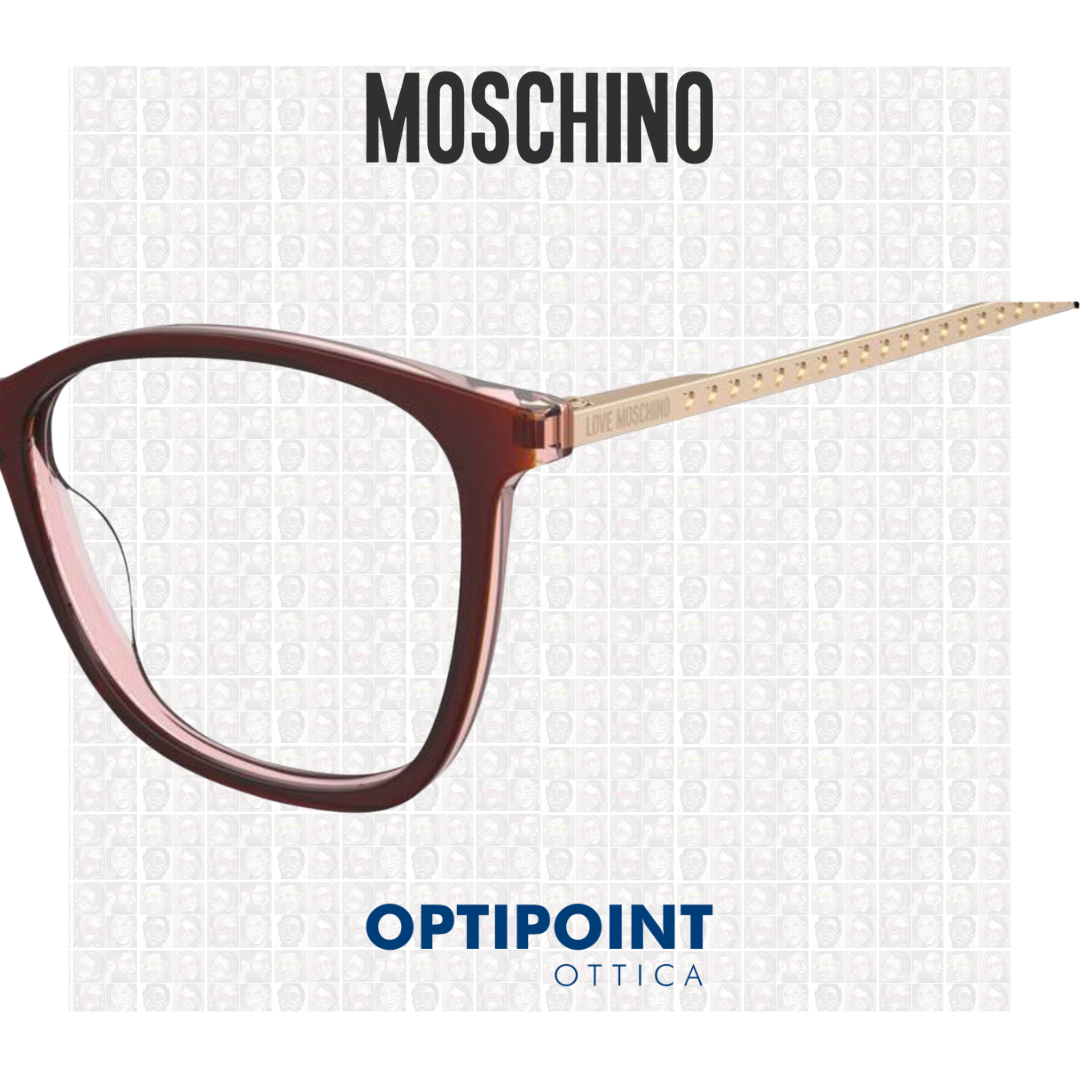 MOSCHINO MOL622 LHF BORDEAUX OCCHIALI DA VISTA - Optipoint - Lux S.r.l.