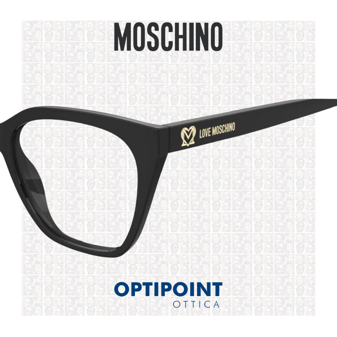 MOSCHINO MOL627 807 NERO OCCHIALI DA VISTA - Optipoint - Lux S.r.l.