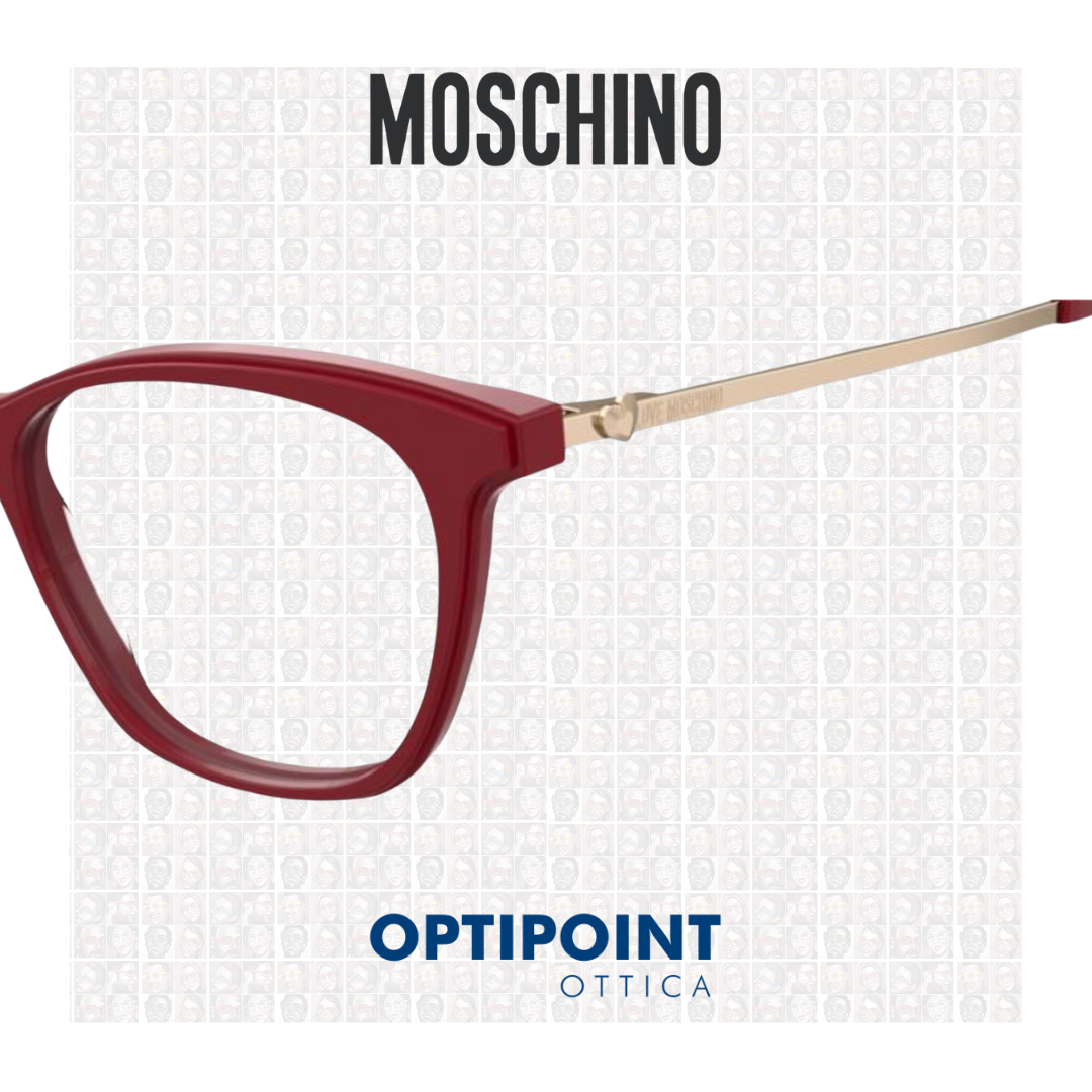 MOSCHINO MOL579 C9A ROSSO ORO OCCHIALI DA VISTA - Optipoint - Lux S.r.l.