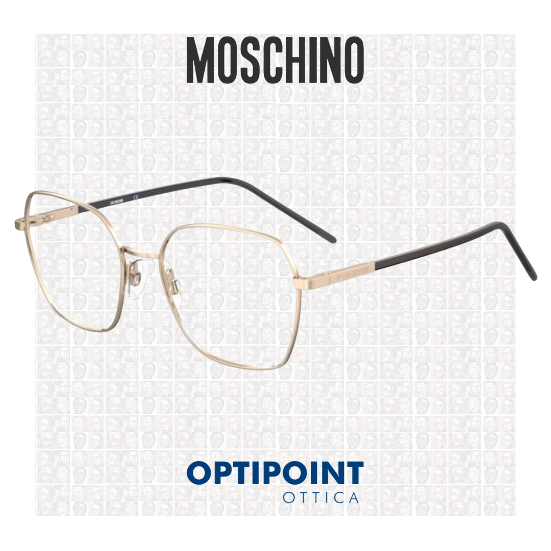 MOSCHINO MOL568 000 NERO ORO OCCHIALI DA VISTA - Optipoint - Lux S.r.l.
