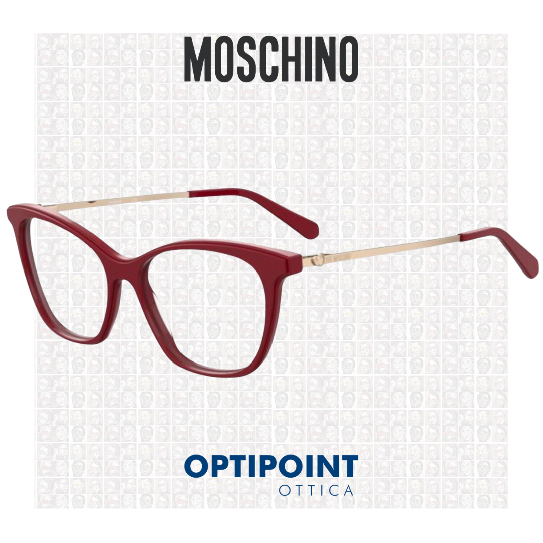 MOSCHINO MOL579 C9A ROSSO ORO OCCHIALI DA VISTA - Optipoint - Lux S.r.l.