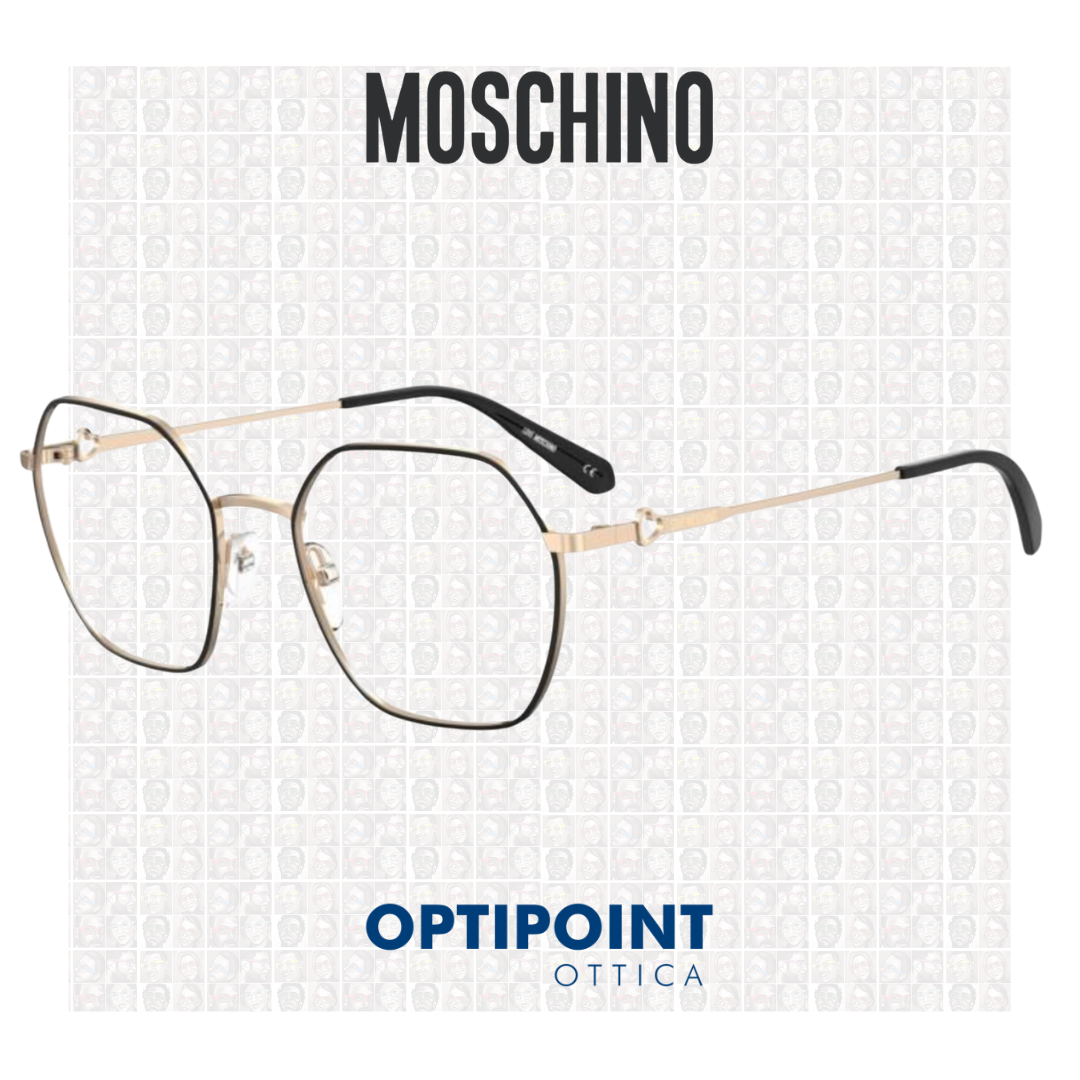 MOSCHINO MOL614 2M2 ORO NERO OCCHIALI DA VISTA - Optipoint - Lux S.r.l.