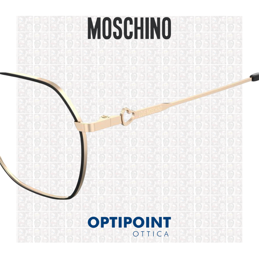 MOSCHINO MOL614 2M2 ORO NERO OCCHIALI DA VISTA - Optipoint - Lux S.r.l.
