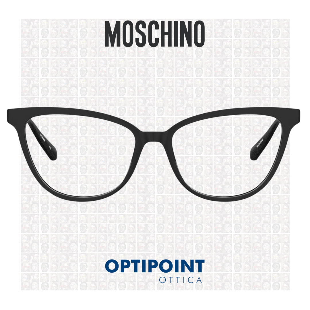 MOSCHINO MOL600 807 NERO ORO OCCHIALI DA VISTA - Optipoint - Lux S.r.l.