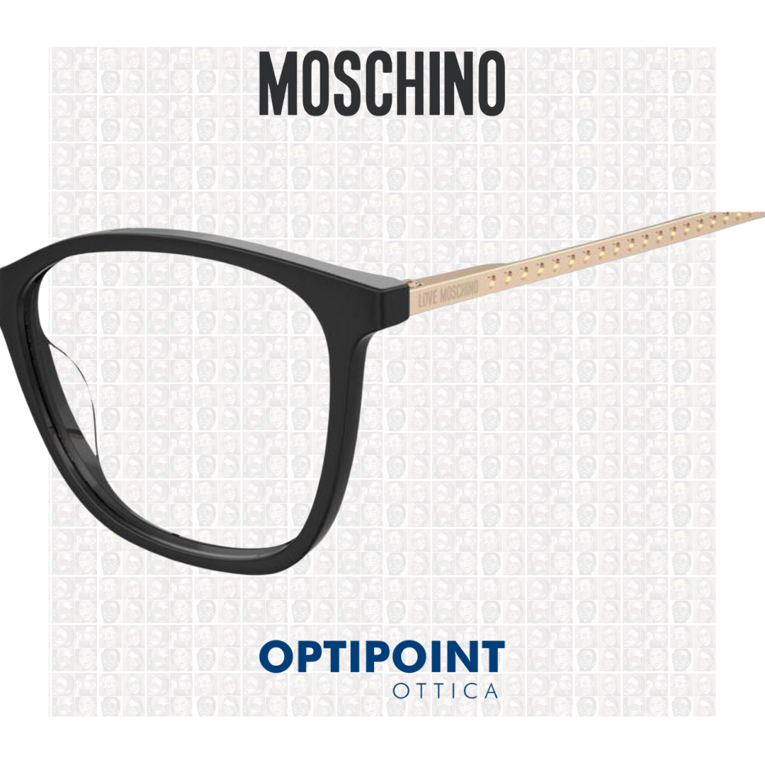 MOSCHINO MOL622 807 NERO OCCHIALI DA VISTA - Optipoint - Lux S.r.l.