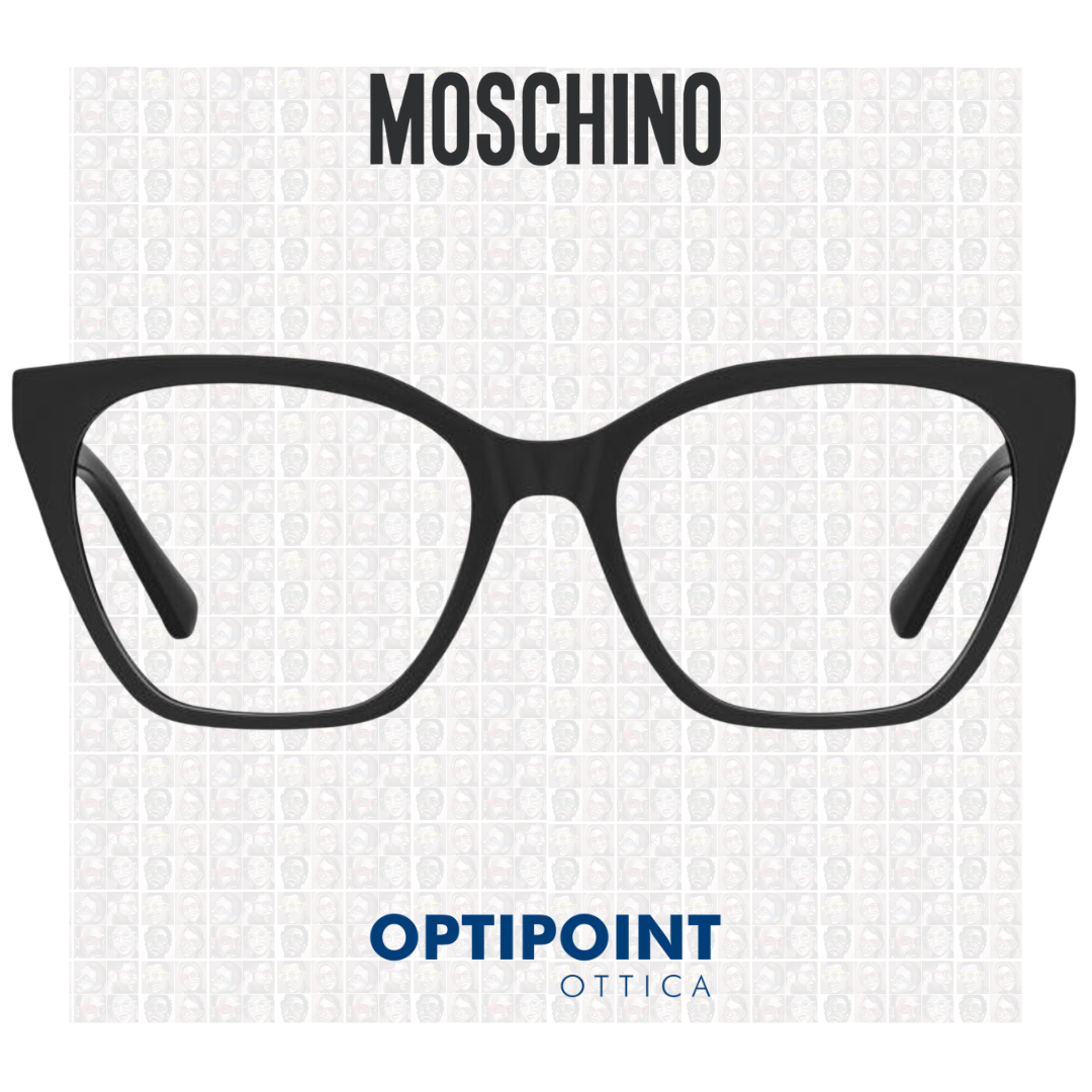 MOSCHINO MOL627 807 NERO OCCHIALI DA VISTA - Optipoint - Lux S.r.l.