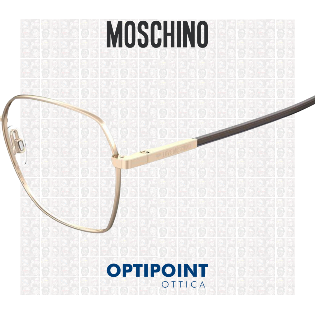 MOSCHINO MOL568 000 NERO ORO OCCHIALI DA VISTA - Optipoint - Lux S.r.l.