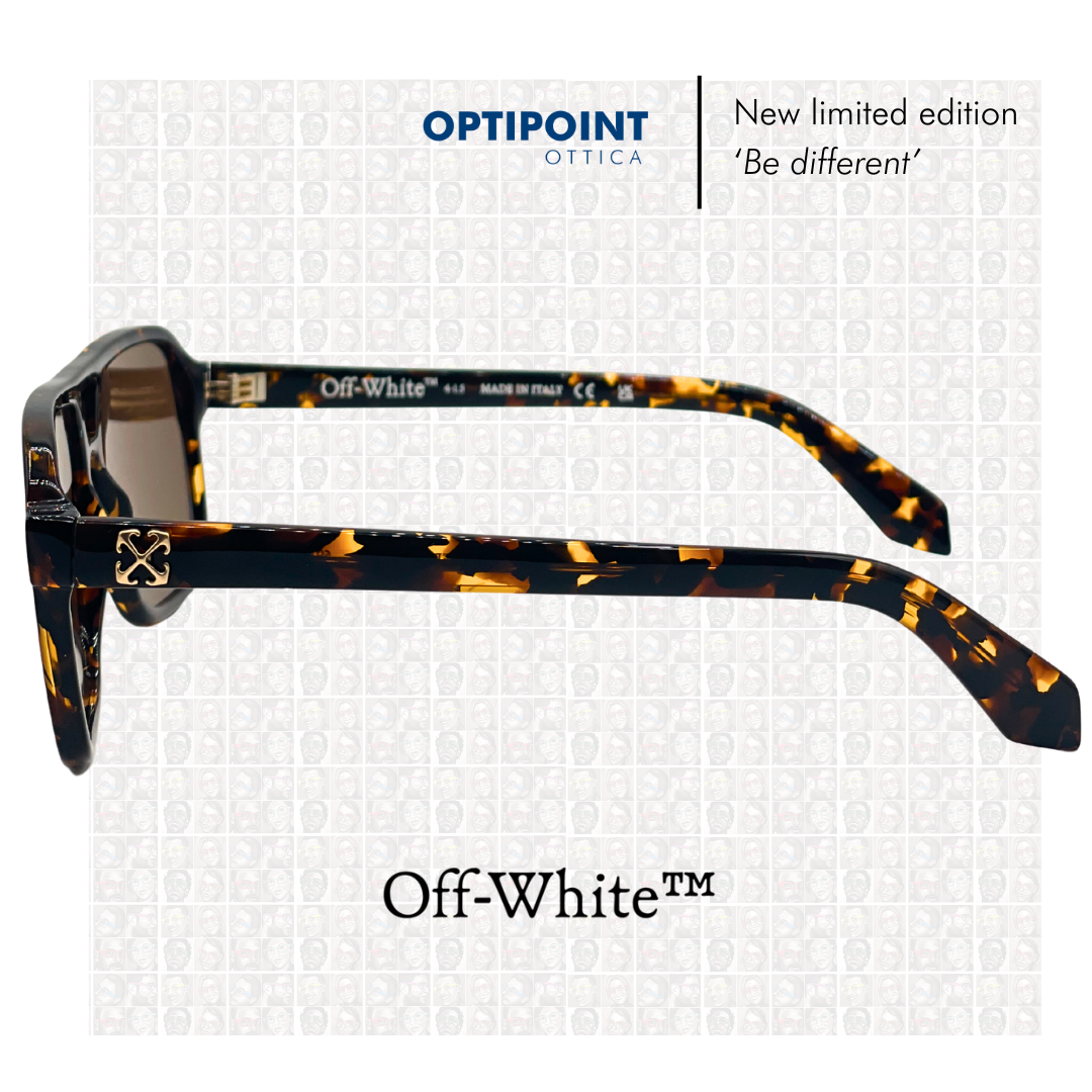 OFF-WHITE STYLE81 TARTARUGA OCCHIALI DA SOLE - Optipoint - Lux S.r.l.
